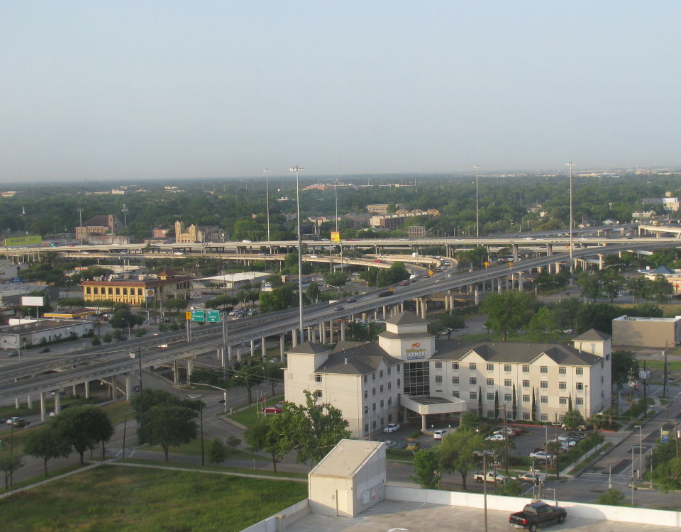 view from hotel window